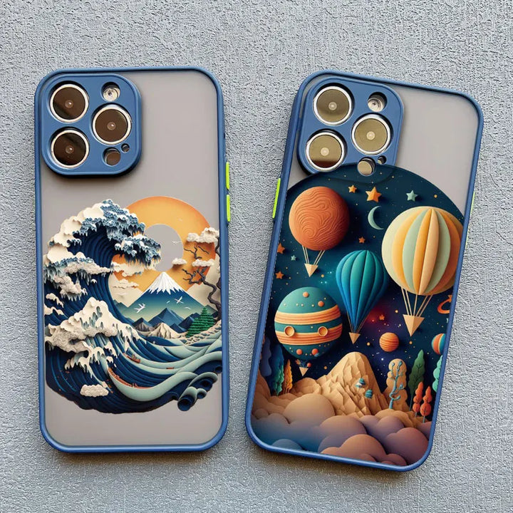 two 3d phone covers