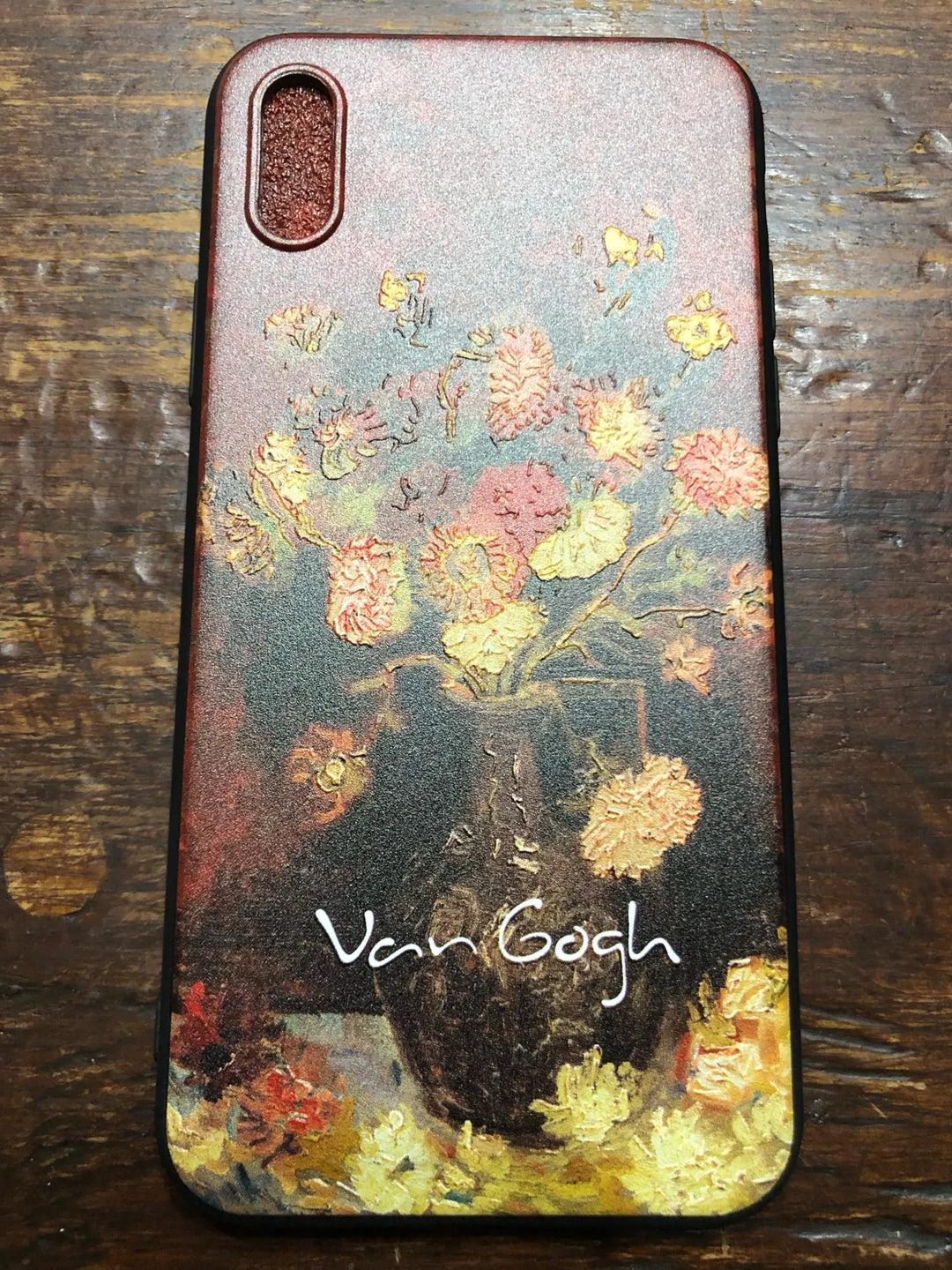 Phone case of Van Gogh's Red poppies and daisies