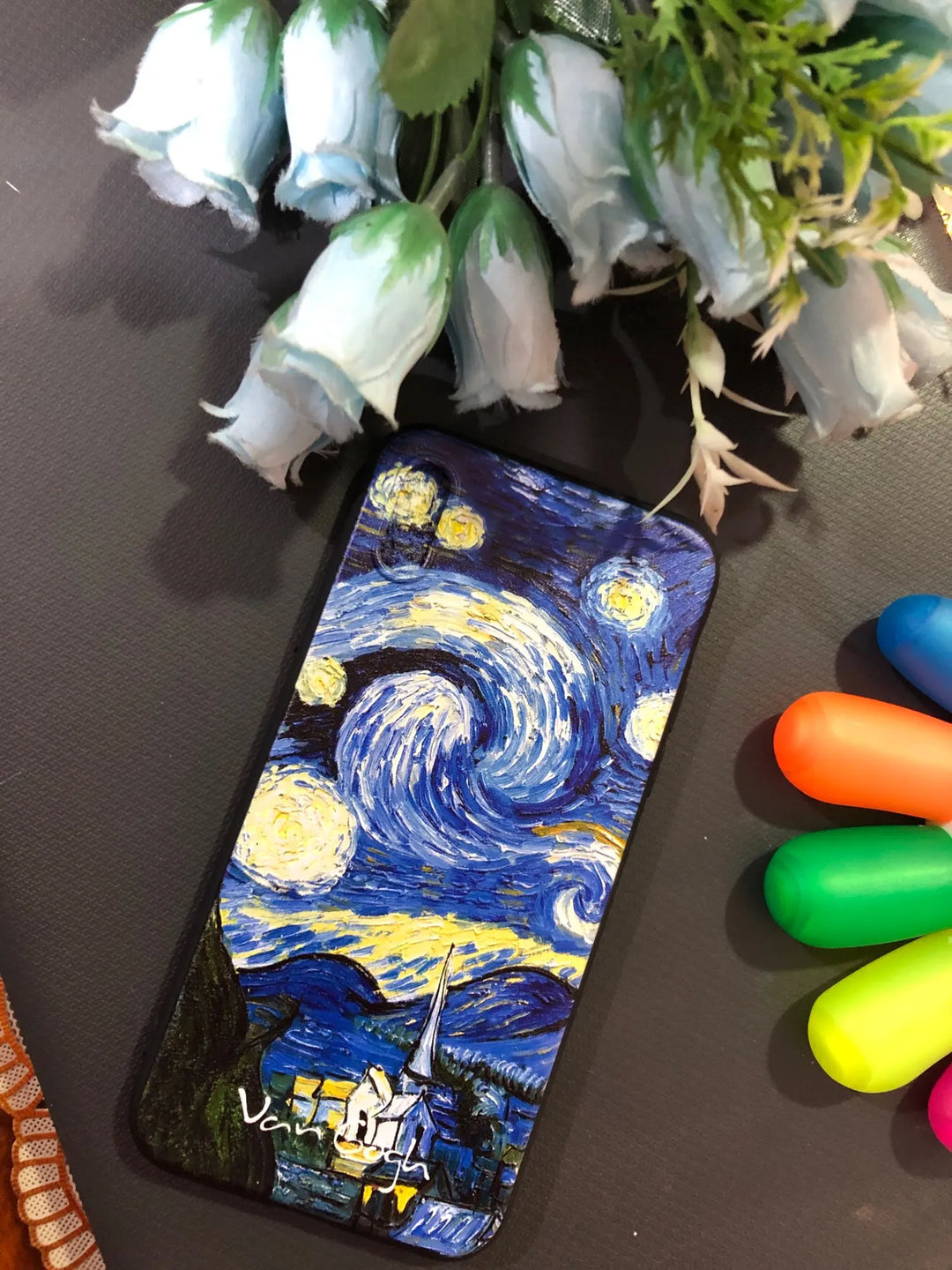 Phone case of Van Gogh's famous artwork