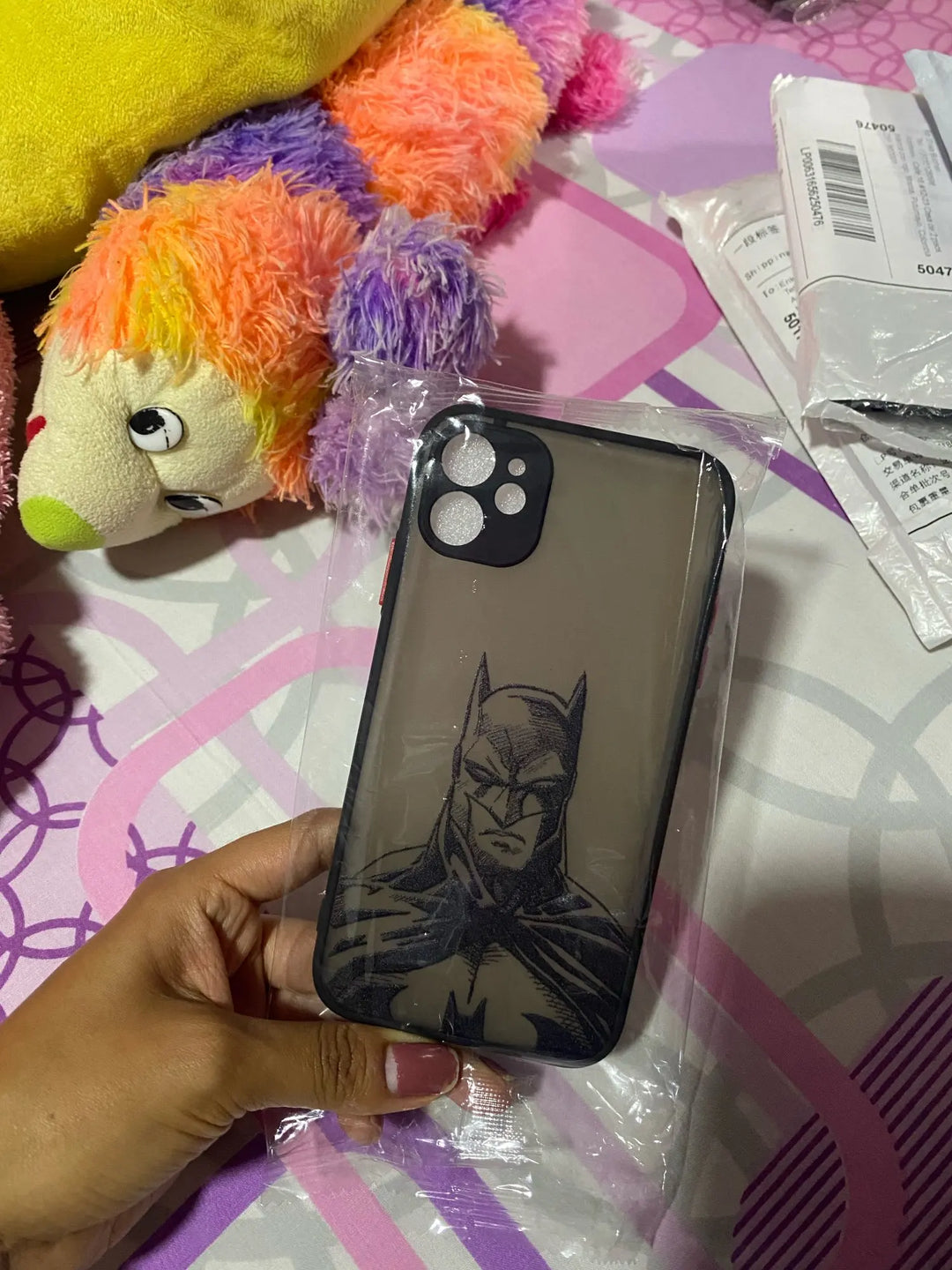 Phone case featuring batman