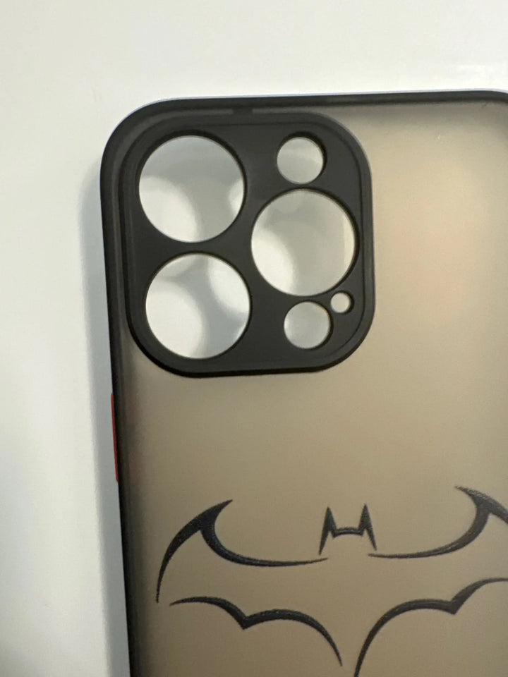 Phone case featuring the batman logo