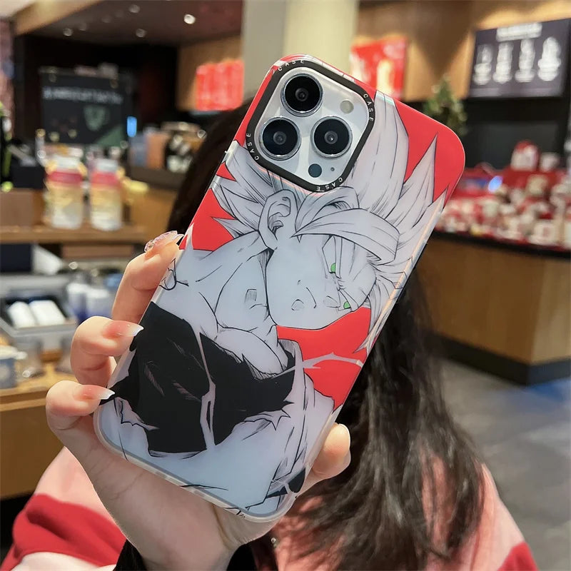 Phone case of Goku in super saiyan form