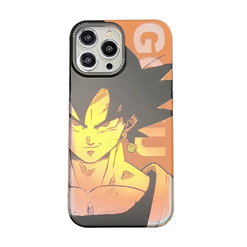 Phone case of Goku wearing the Potara earrings