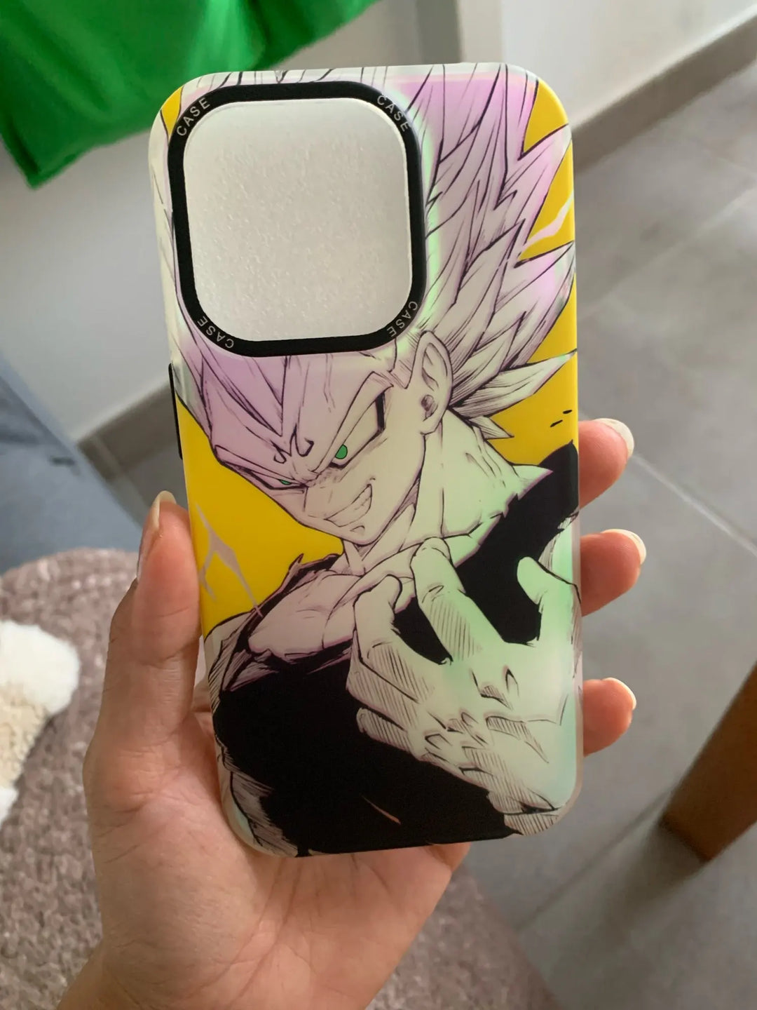 Phone case with design of Majin Vegeta