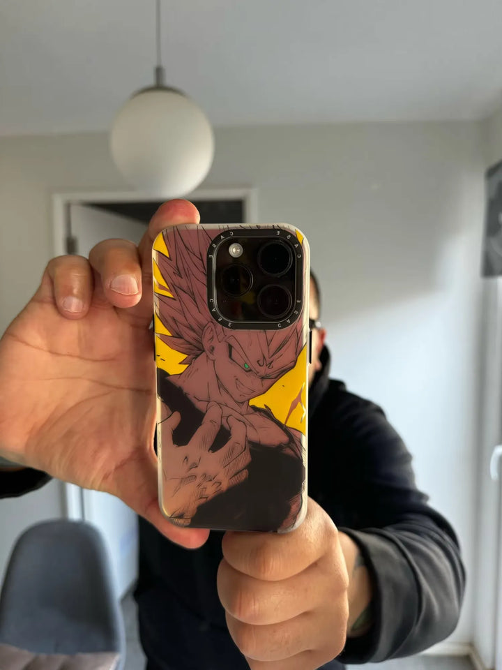 Phone case with design of Majin Vegeta