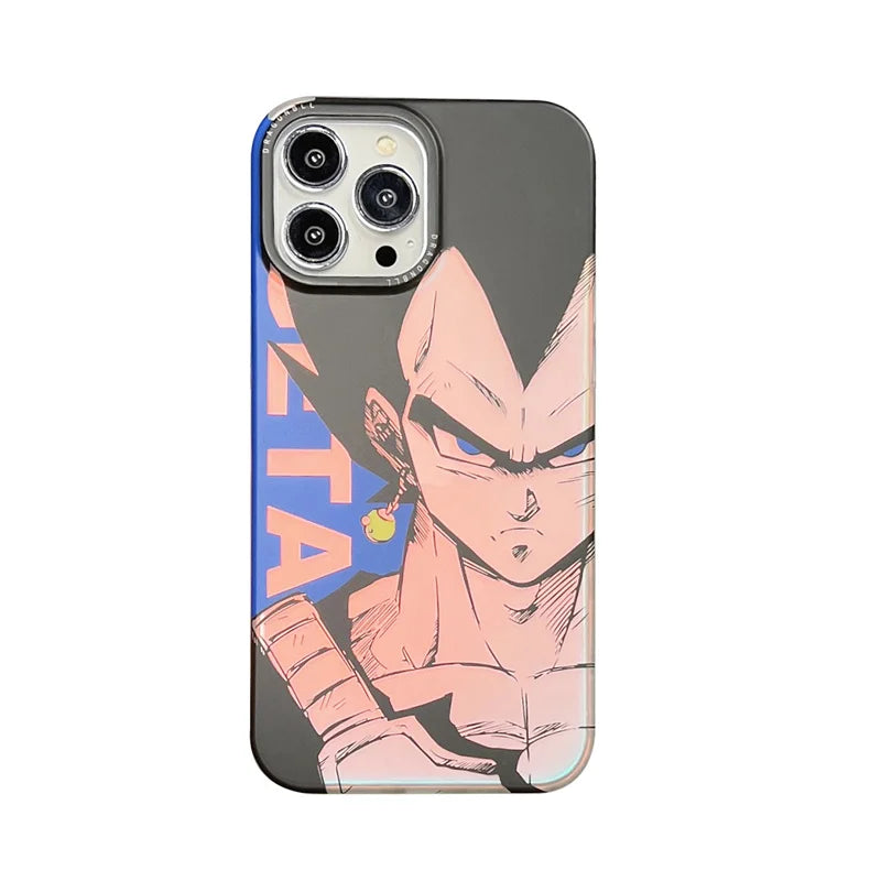 Phone case of Vegeta wearing the Potara earrings