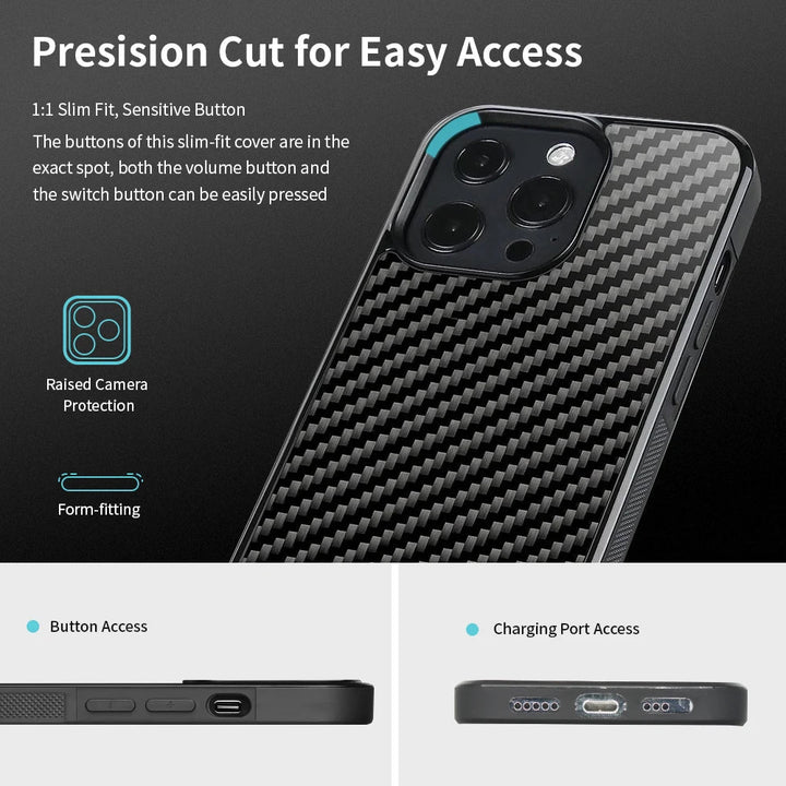 Forged Carbon Fiber for iPhone - Magsafe