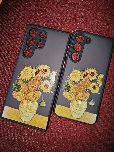 Van Gogh's frosted Samsung case of Sunflowers