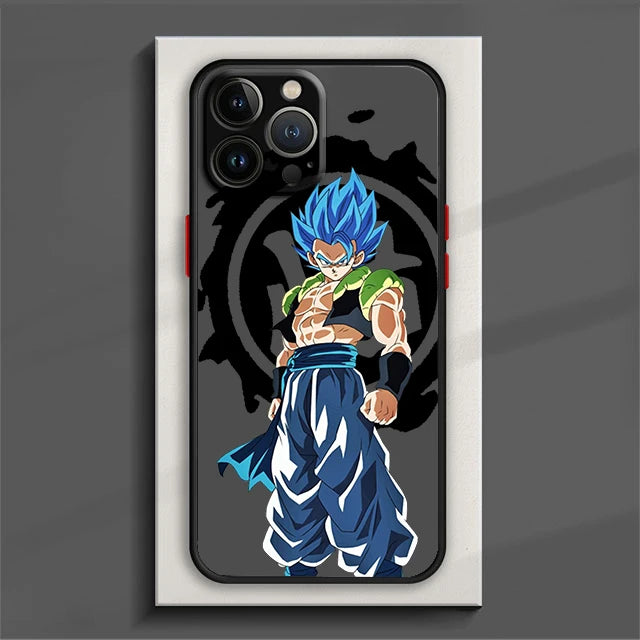 Phone case of Gogeta in Super Saiyan Blue form