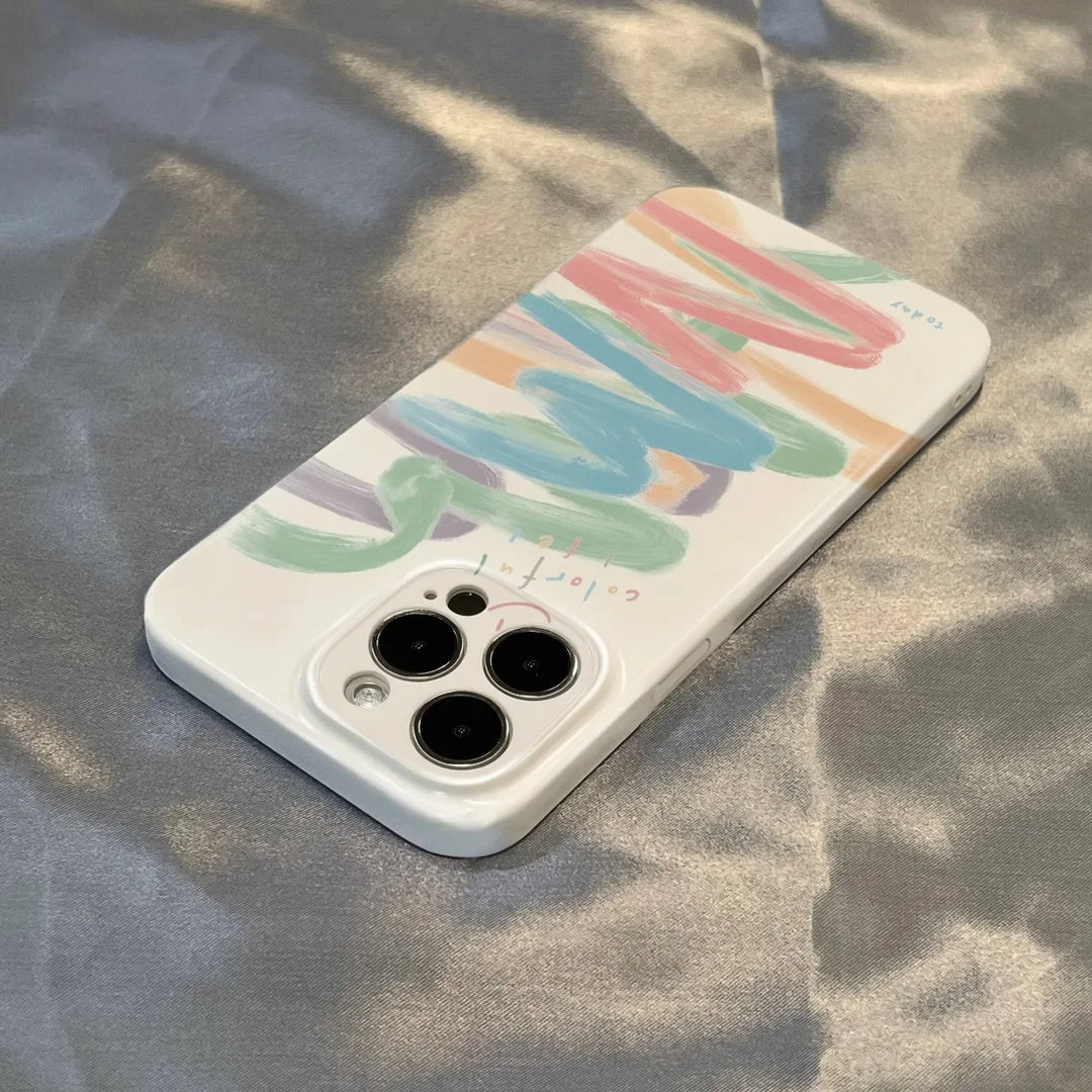 color graffiti phone case