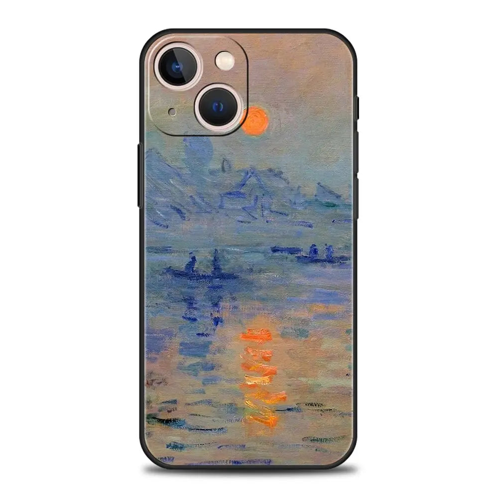 phone case of Monet's impression, sunrise