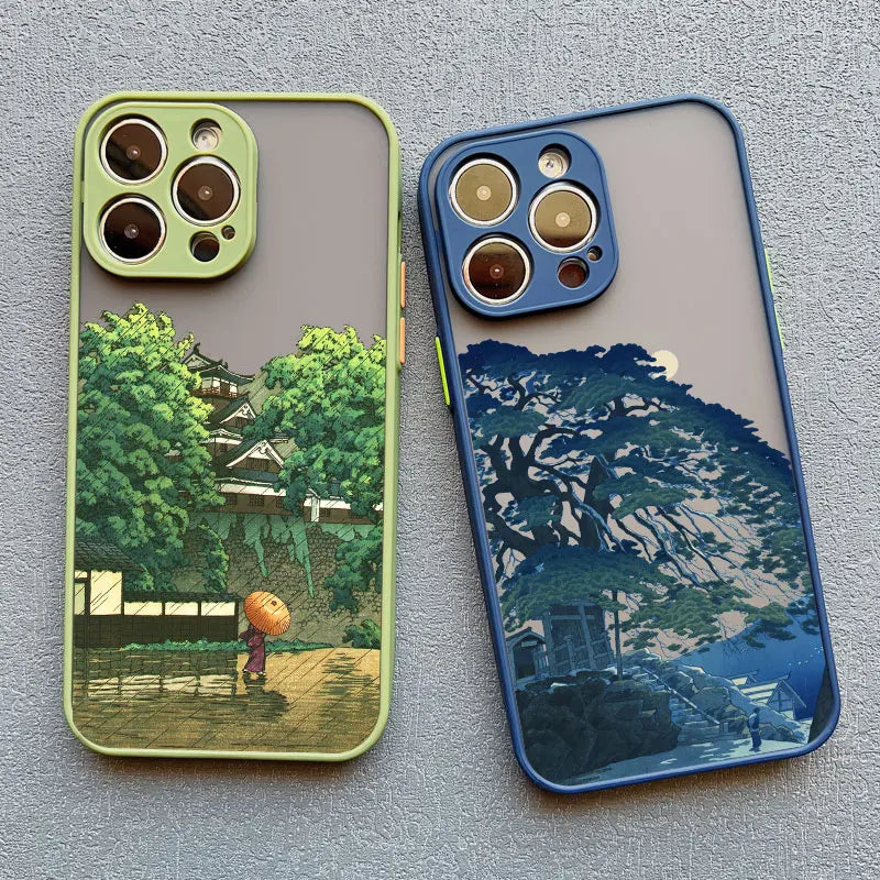 two japanese design phone cases