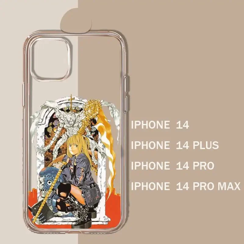 Transparent Misa Amane case for iPhone