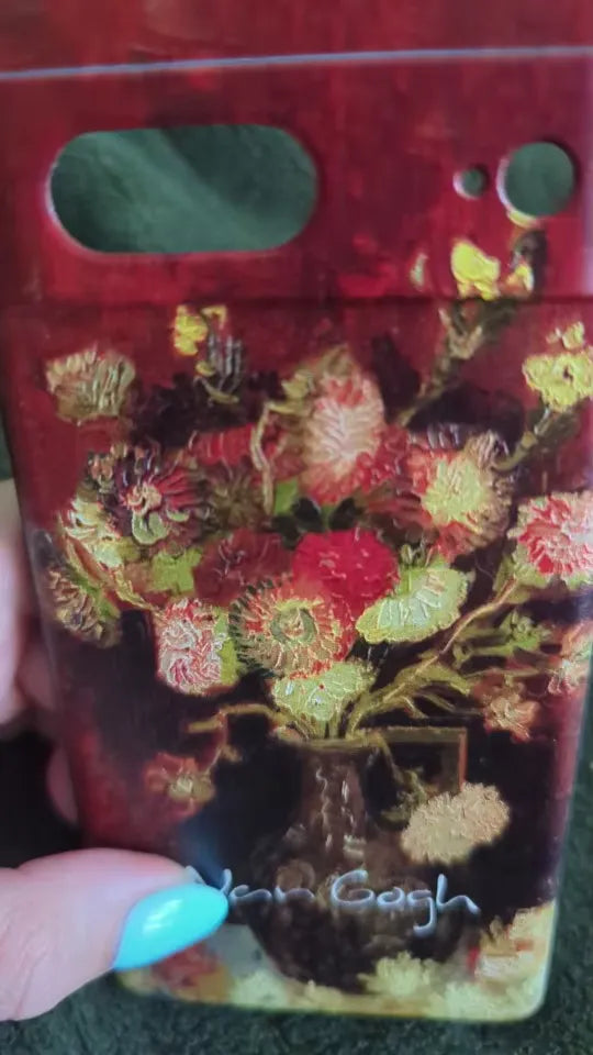 Van Gogh's Red Roses case for Pixel