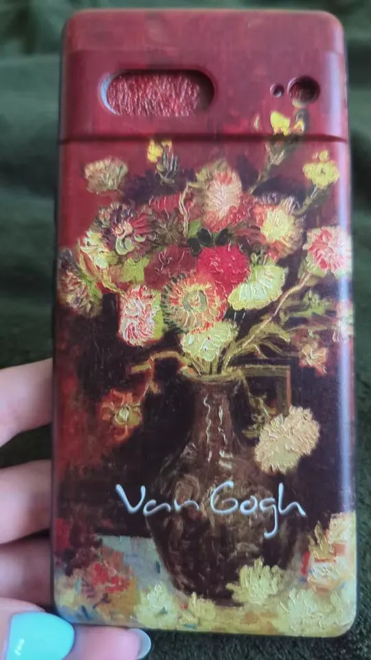 Van Gogh's Red Roses case for Pixel