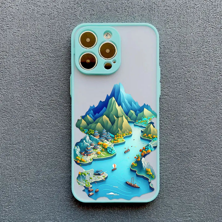 river theme phone case