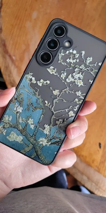 Van Gogh's frosted phone case of Almond Blossoms