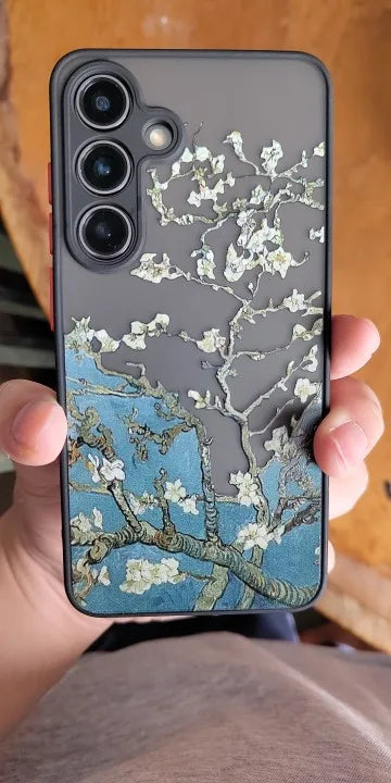 Van Gogh's frosted phone case of Almond Blossoms