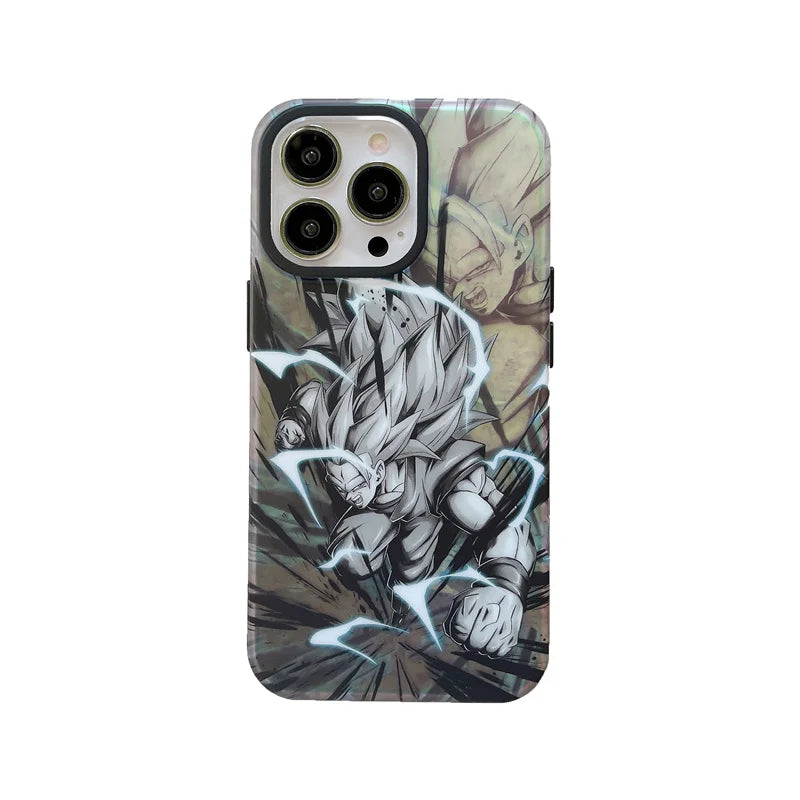 Phone case with design of Goku in ssj3