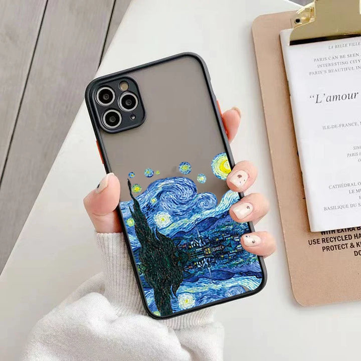 Van Gogh's frosted starry night case