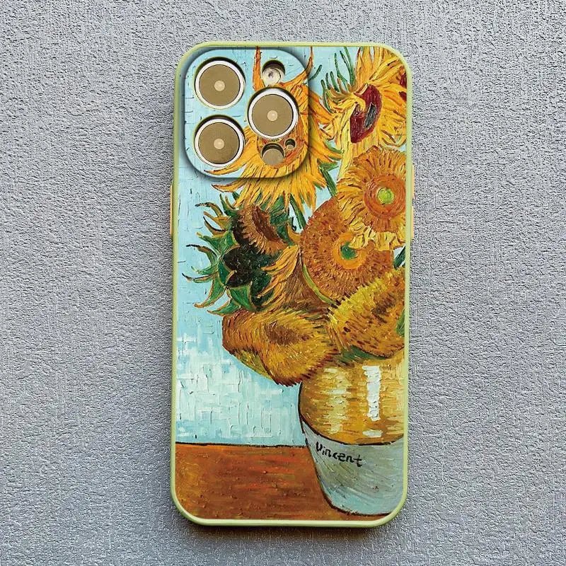 Van Gogh's sunflowers phone case