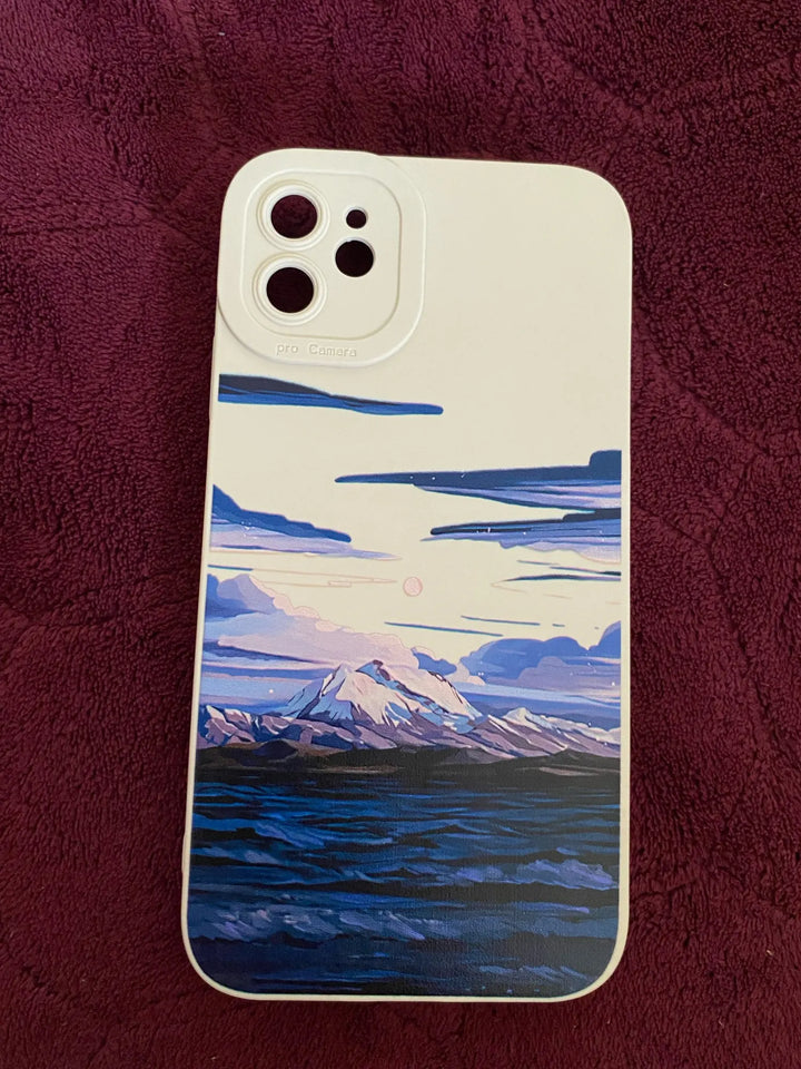 Sunset scenery iPhone case