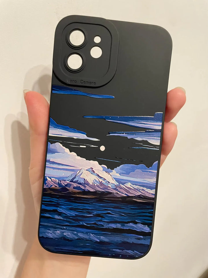 Sunset scenery iPhone case