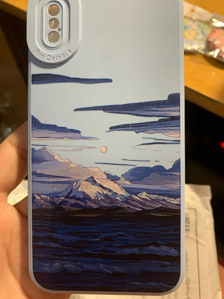 Sunset scenery iPhone case