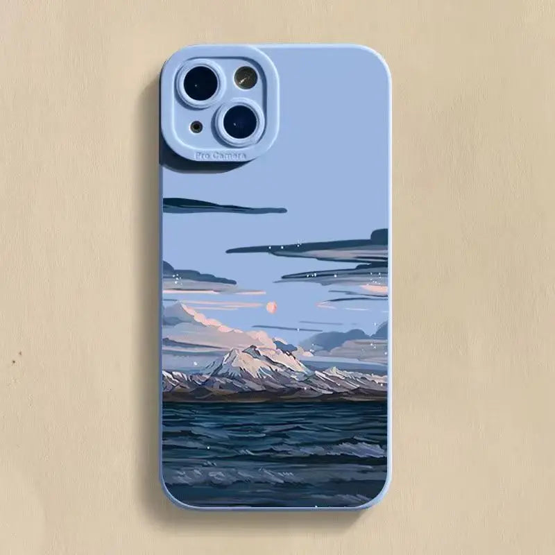 Sunset scenery iPhone case