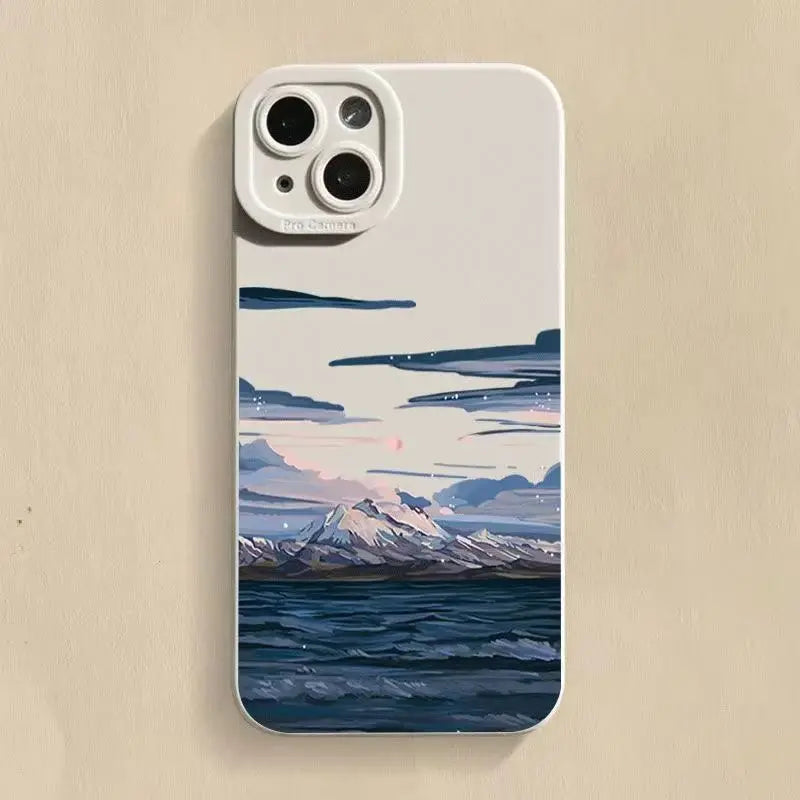 Sunset scenery iPhone case