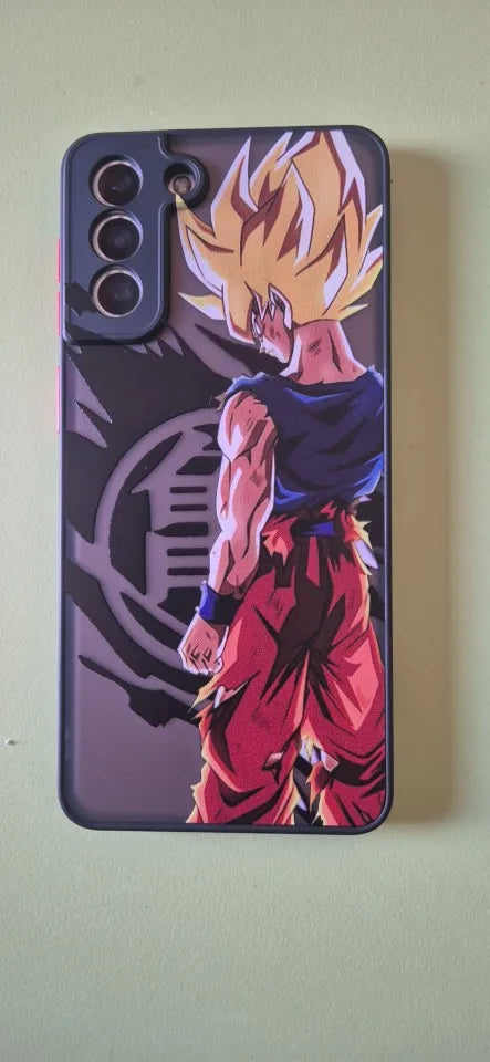 Samsung case of Goku in Super Saiyan form