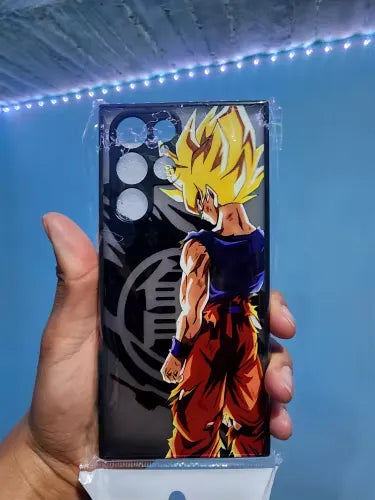 Samsung case of Goku in Super Saiyan form