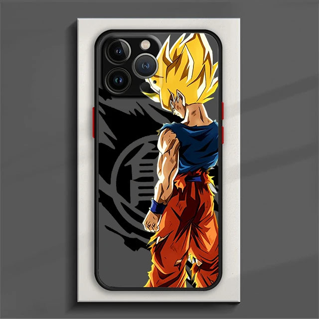 iPhone case of Goku in Super Saiyan form