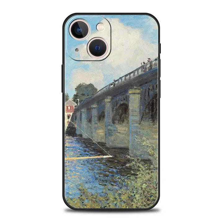 Phone case of Monet's The Argenteuil Bridge