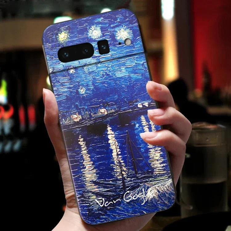 Van Gogh's The Starry Night Over the Rhône case for pixel