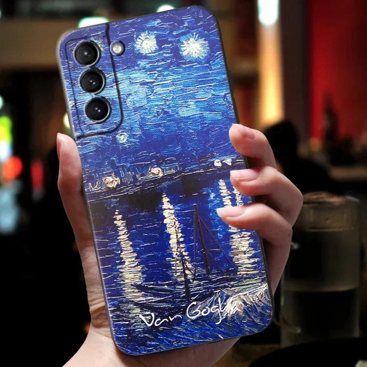 Van Gogh's The Starry Night Over the Rhône Samsung case