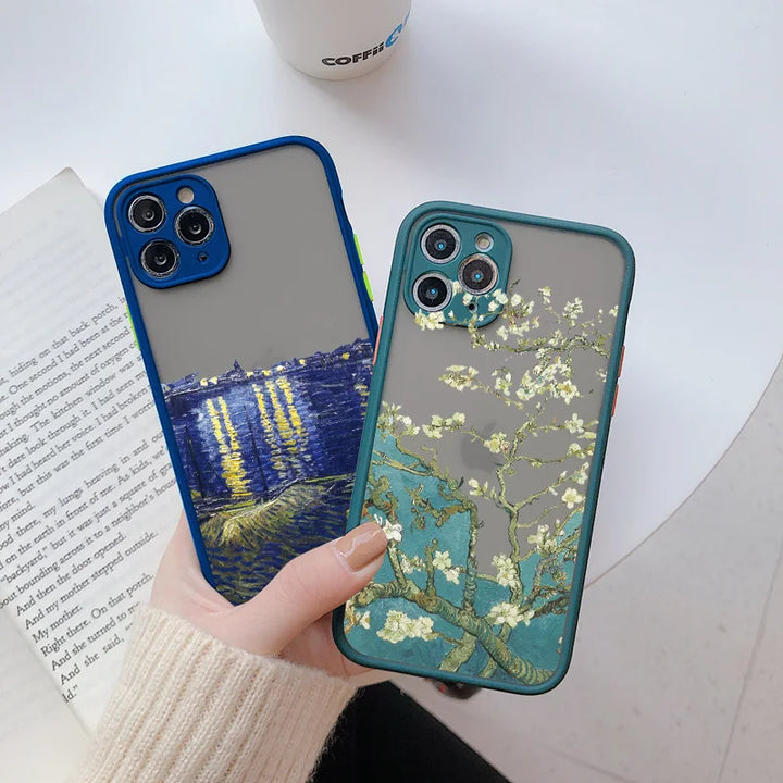 Two of Van Gogh's famous paintings as iPhone cases