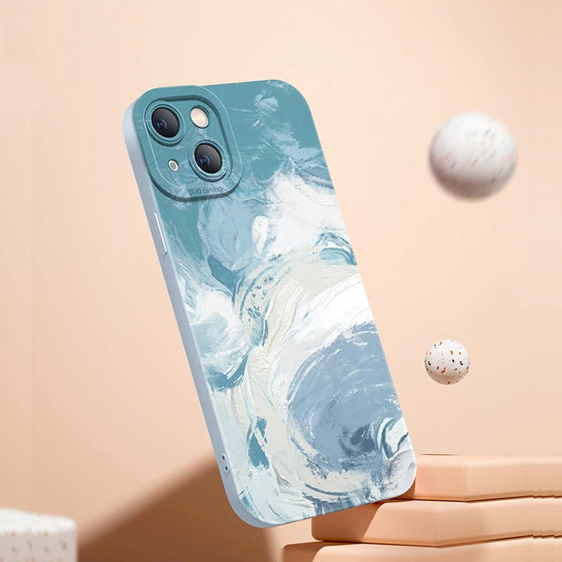 slim watercolor phone case