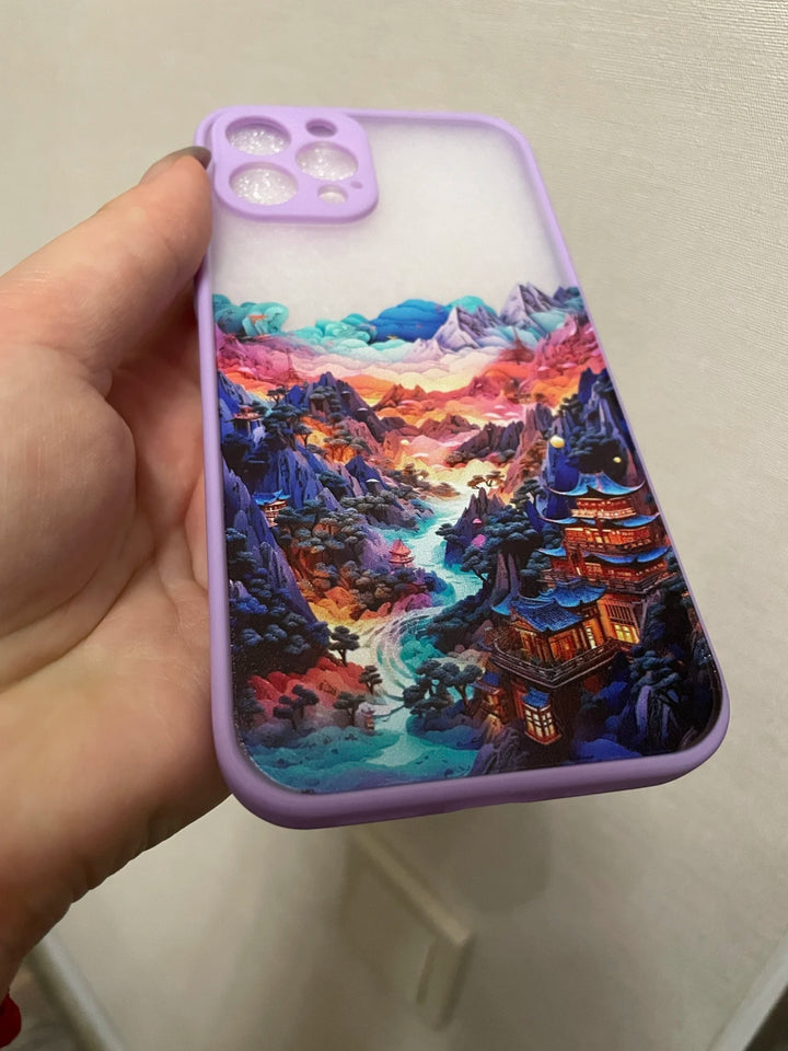 purple edge phone case