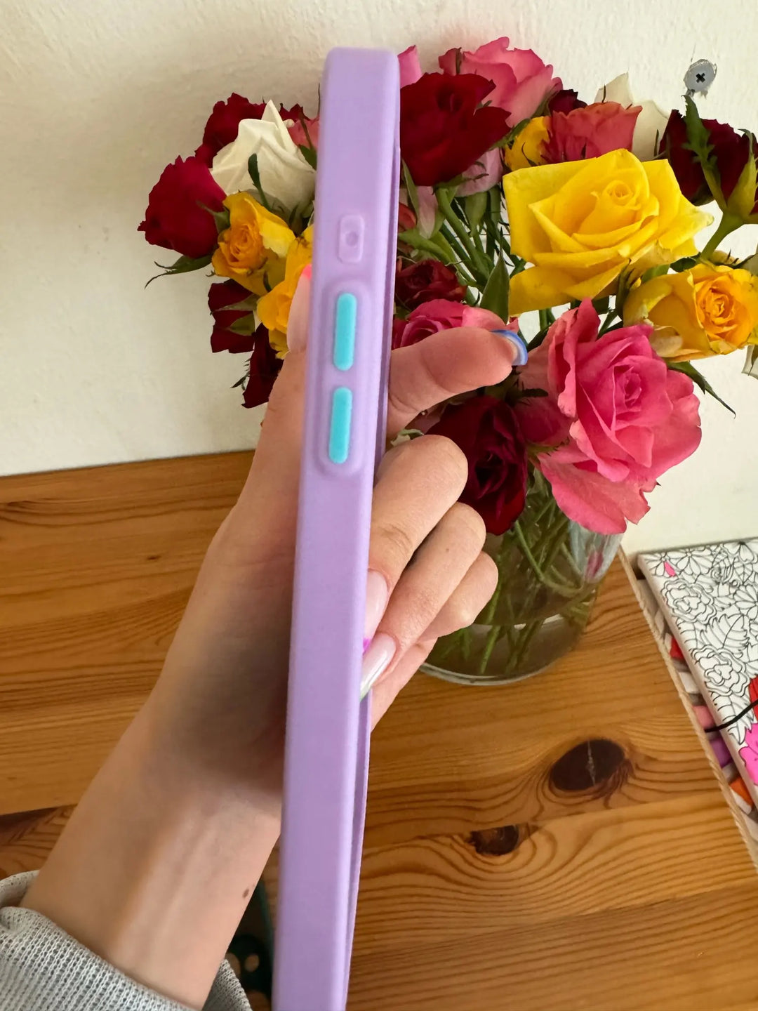 purple edge phone case