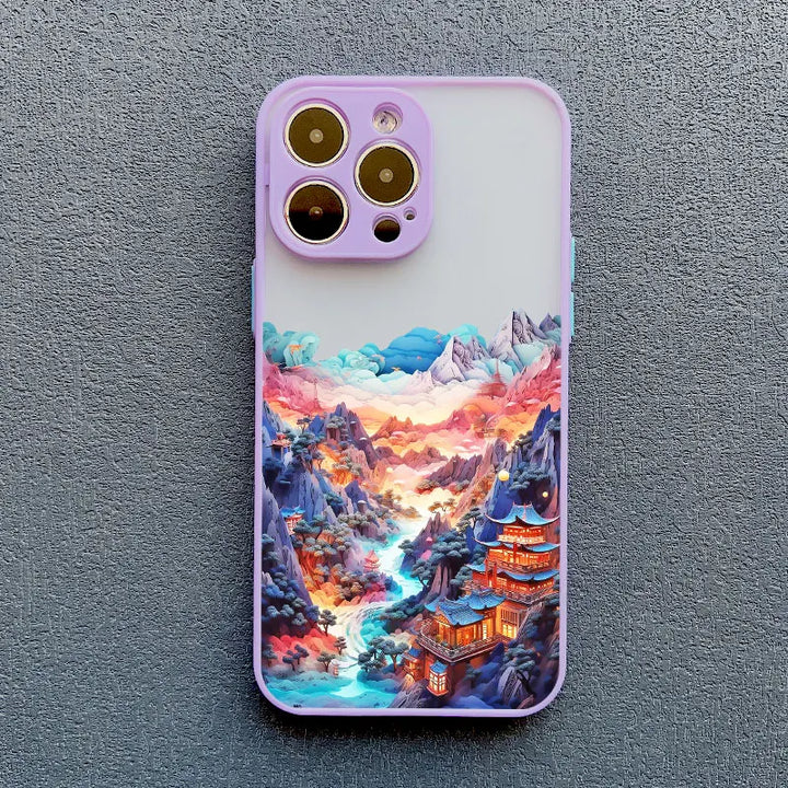 purple edge phone case