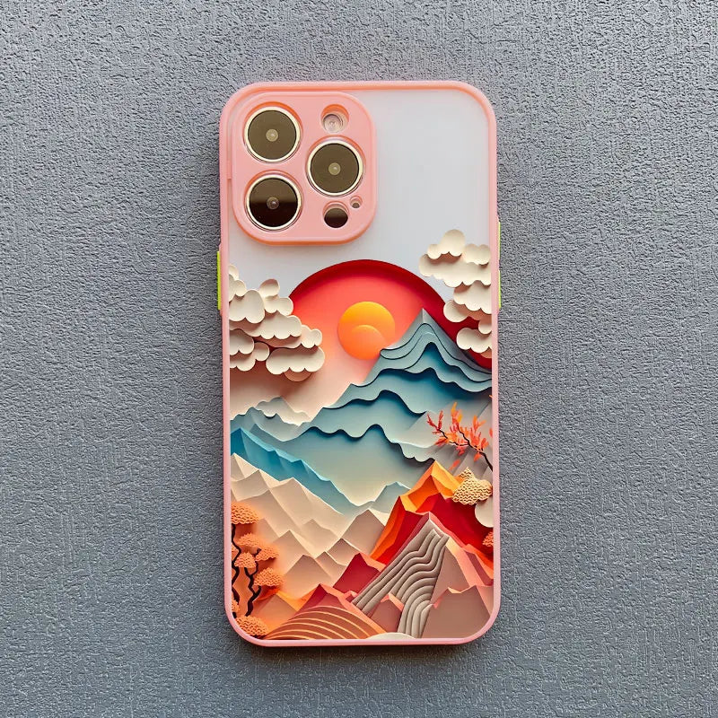 pink edge phone case